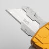 Aviation aluminum alloy handle replaceable blade straight jump utility knife