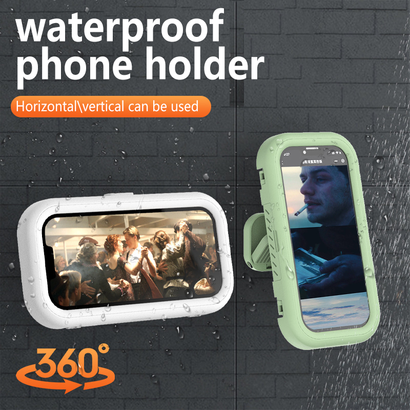 🎁Last Day Promotion- SAVE 70%🏠480° Rotation Waterproof Shower Phone Holder-Touch Screen-Buy 2 Free Shipping