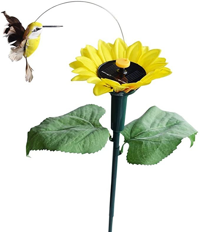 (💗Mother's Day Gift-40% OFF) Solar Dancing Hummingbird With Sunflower-BUY 3 GET 1 FREE&FREE SHIPPING