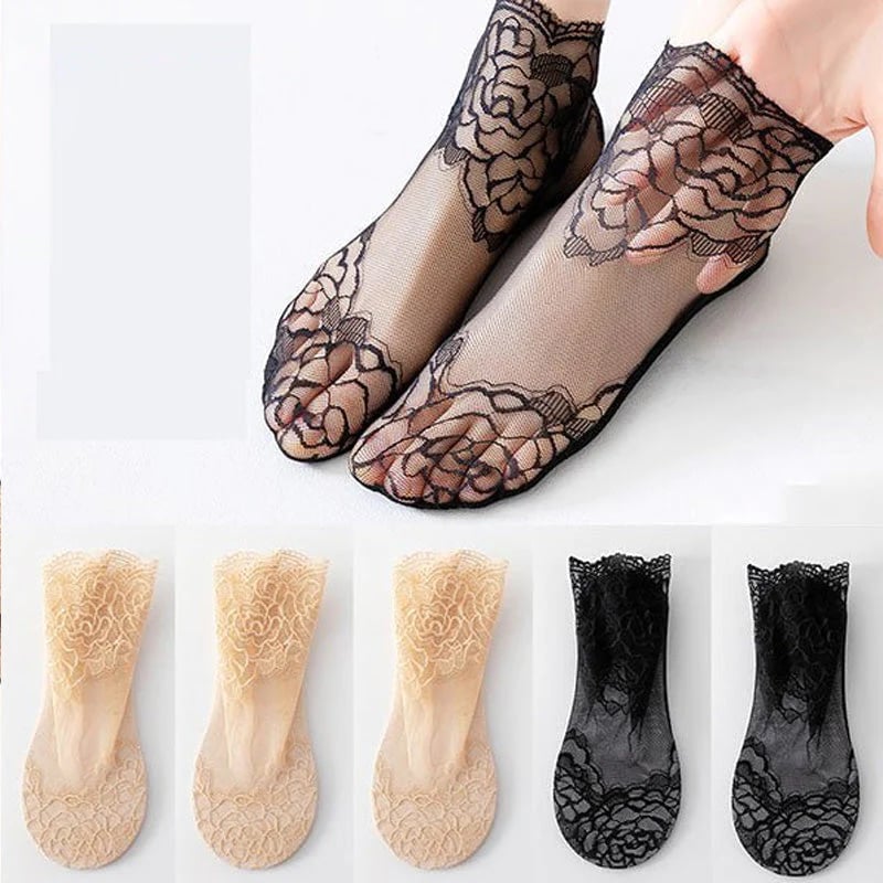 🌹Modische Spitzensocken für Damen
