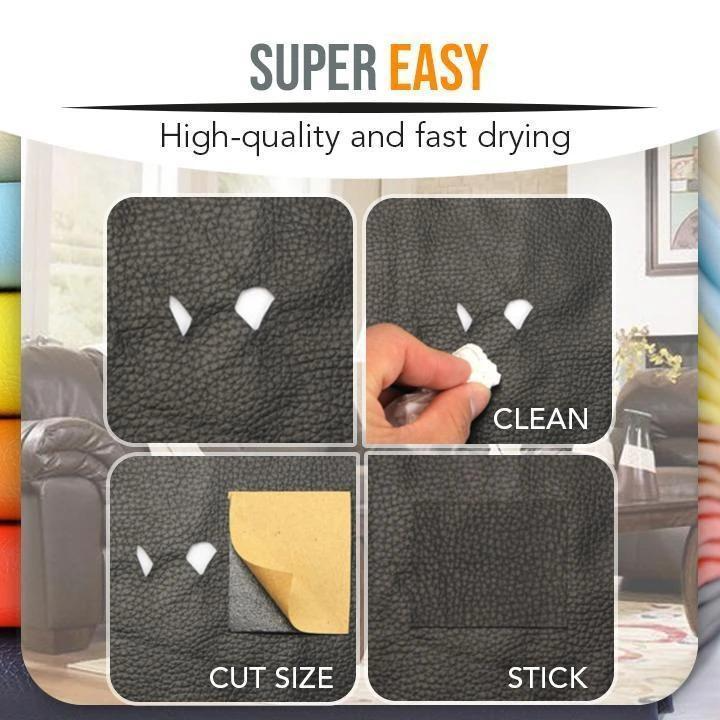 (🔥Last Day Promotion - 50%OFF) NewLy Liah Leather Repair Patch For Sofa, Chair, Car Seat & More