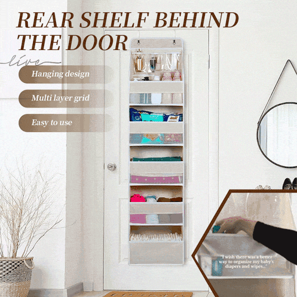 🔥LAST DAY 50% OFF🔥Hanging Storage Pockets Behind the Door Organizer Hanging Pockets