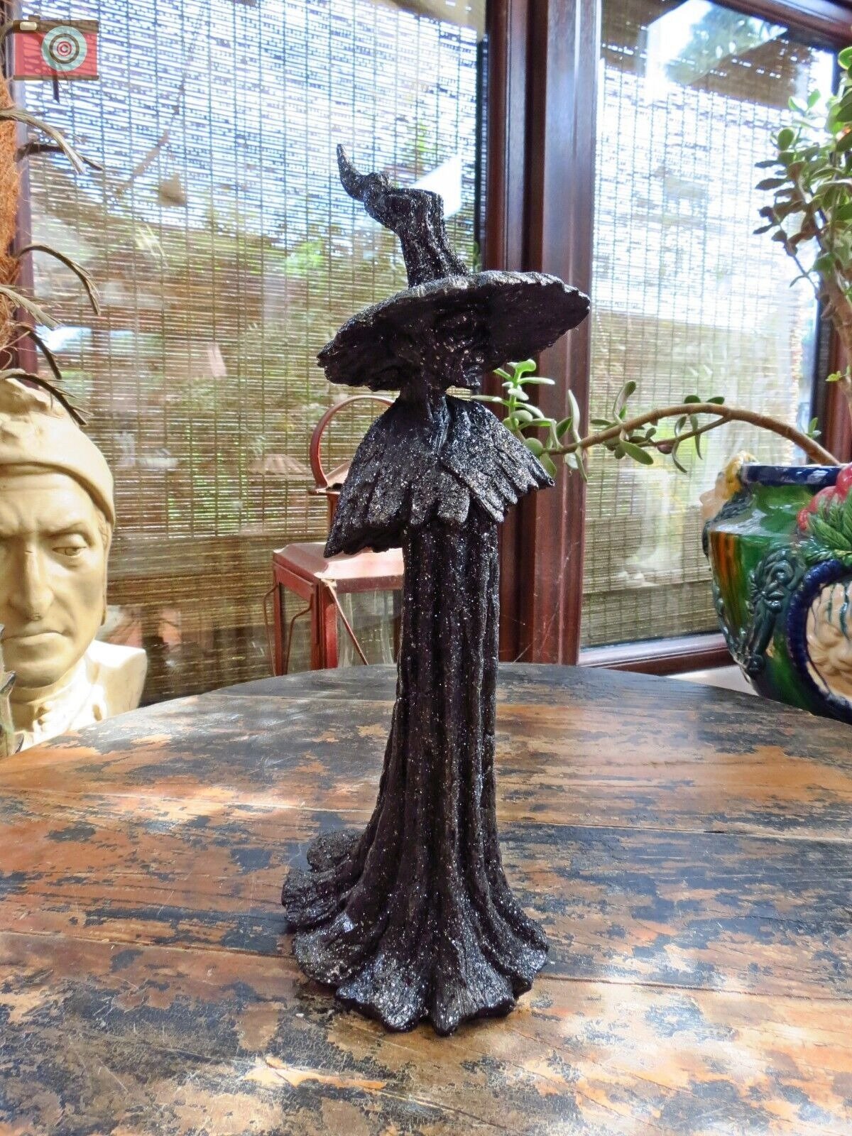 🎁TikTok Last Day Sale - 70% OFF🧙‍♀️💫Handmade Black Witch Statue: The Guardian of Your Home