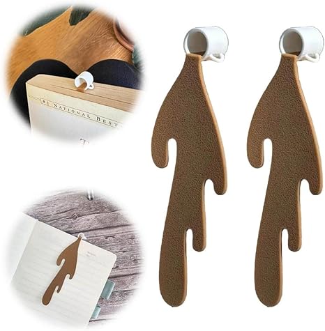 💥LAST DAY SALE 50% OFF💥Spilled Coffee Bookmarks(2 Pcs)⚡BUY 2 GET 1 FREE