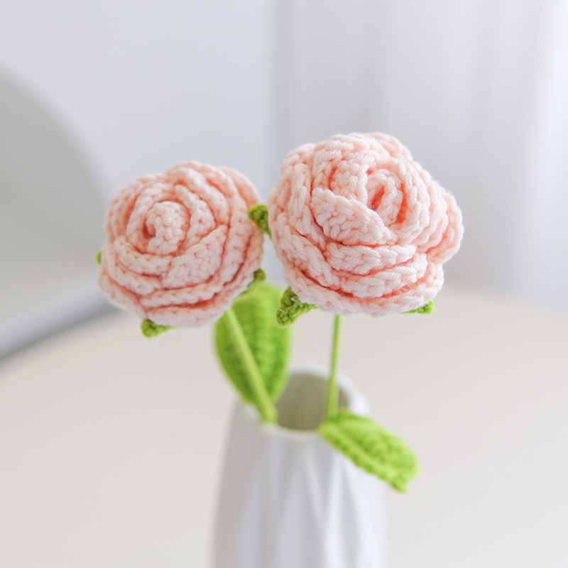 🔥Last Day 50% OFF🔥Mixed Crochet Bouquet, Knitted Rose & Tulip