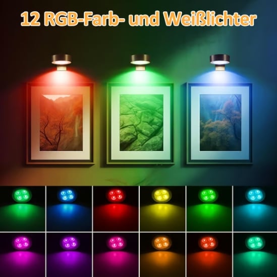 🔥Letzter Tag 49% RABATT🖼️💡Magnetisches Mallicht mit 13 Beleuchtungsmodi