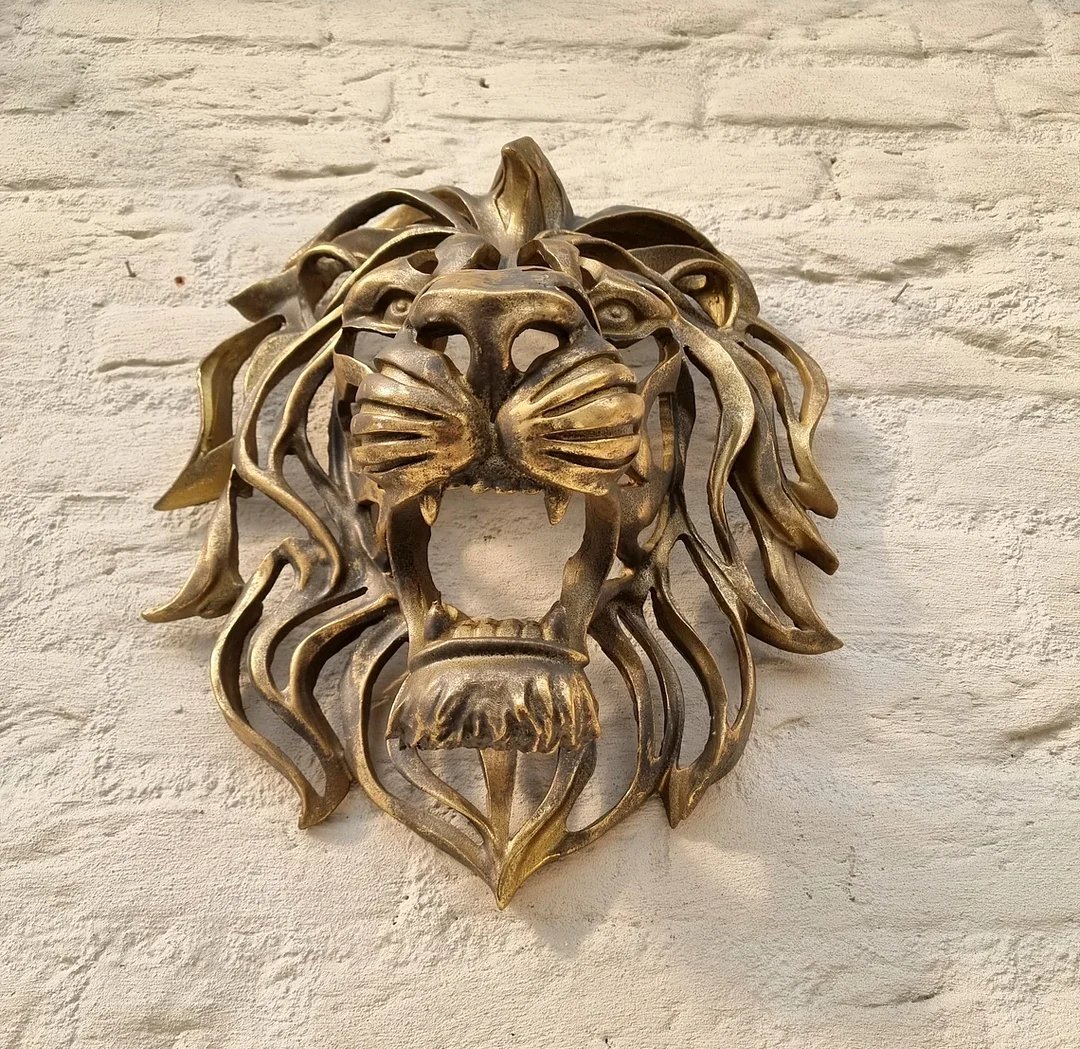 (Last Day Promotion - 50% OFF) 🦁Lion Head Wall Mounted Art Sculpture, BUY 2 FREE SHIPPING