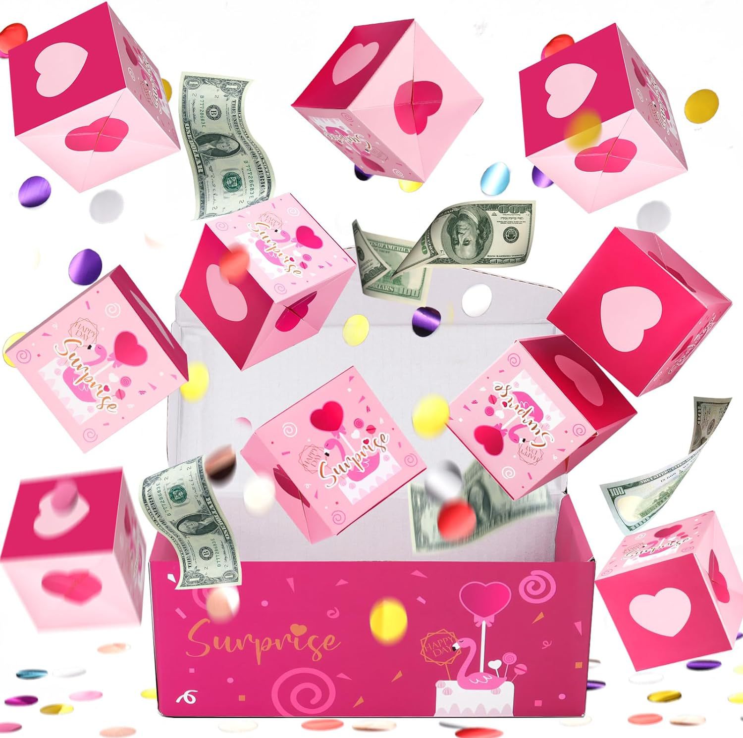 🎁TikTok Last Day Sale - 70% OFF🎉Folding Bouncing Surprise Gift Box