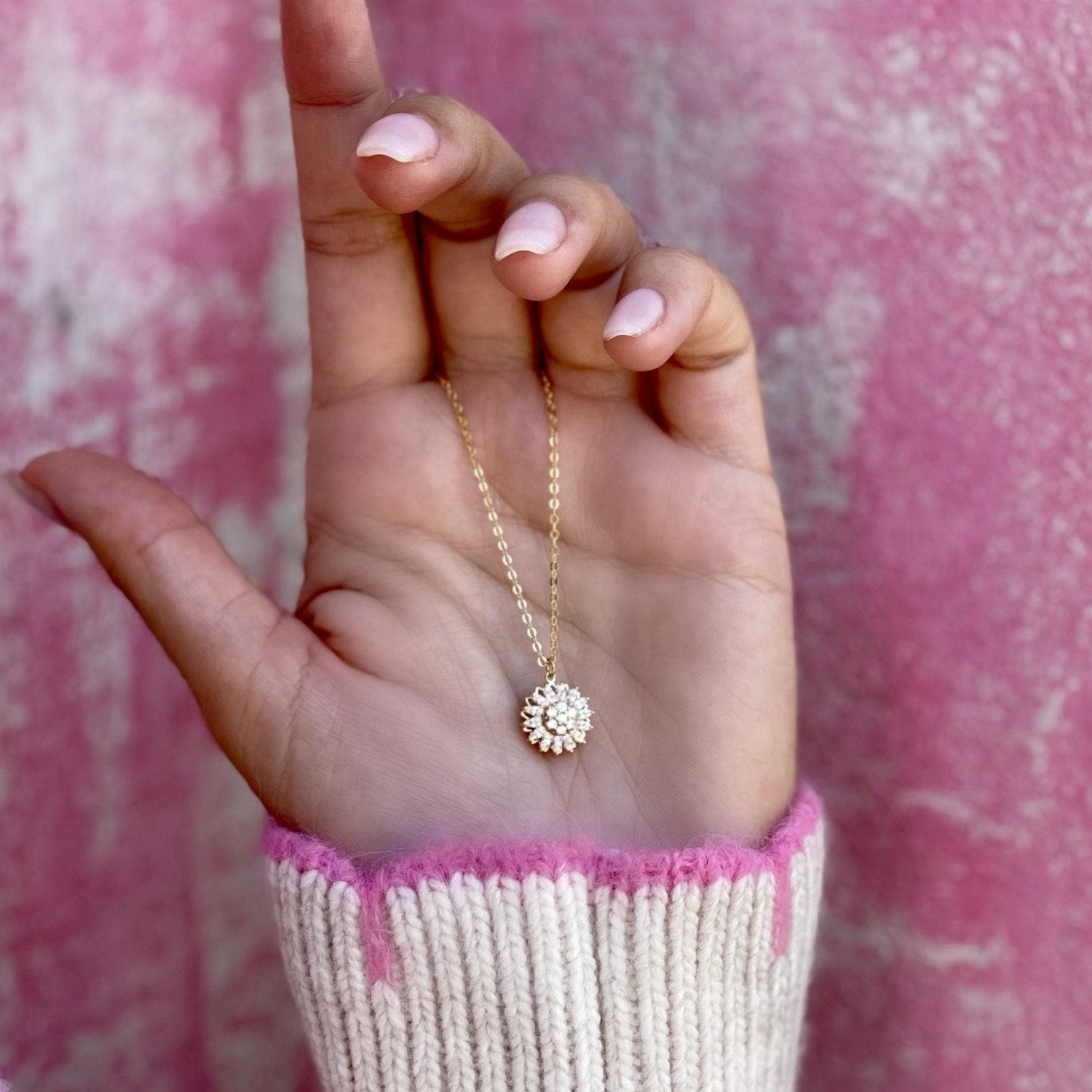 💗Mother's Day Sale 50% OFF🌻Spinning Sunflower Necklace - BUY 2 FREE SHIPPING