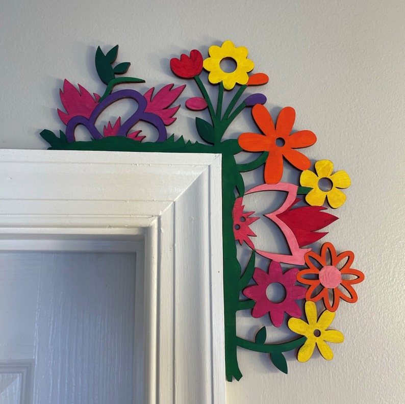 💐Hand Painted Door Topper