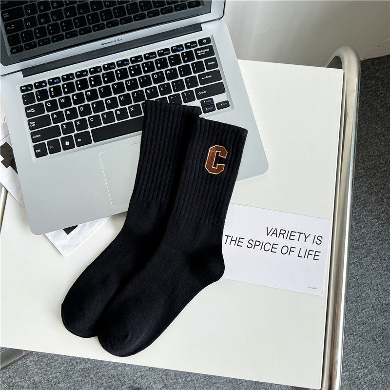Women's socks autumn and winter cotton deodorant sports women's stockings