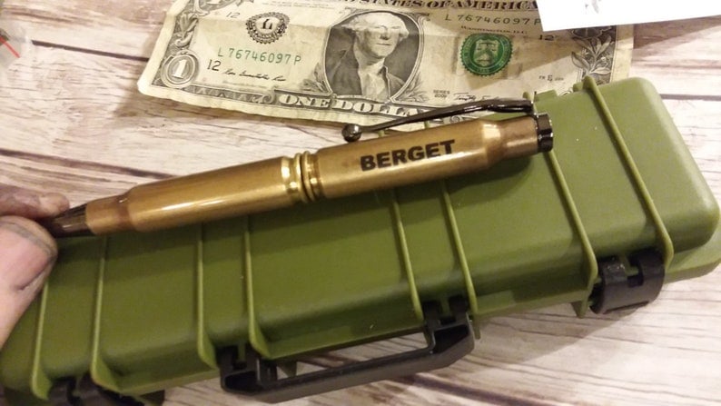 ✒️Personalized Pen Made From Real 308 Caliber Bullets From Battlefield （BUY 2 GET  FREE SHIPPING)