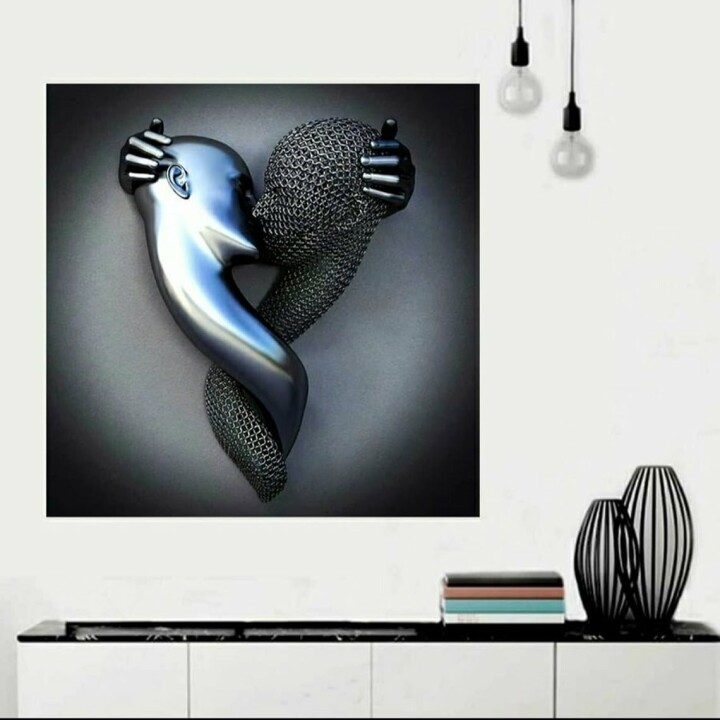 Early Christmas Hot Sale 50% OFF - Love Heart Gray-3D Art Wall(Buy 4 Get FREE SHIPPING NOW)