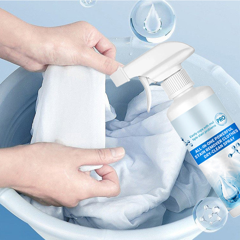 🔥Last Day Promotion 48% OFF-🎁- All-in-One Powerful Stain Remover Clothes Dry-Clean Spray