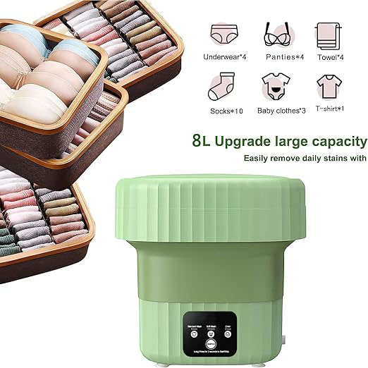 (🔥Special Offer 1000pcs 50% OFF)Portable Washing Machine Foldable