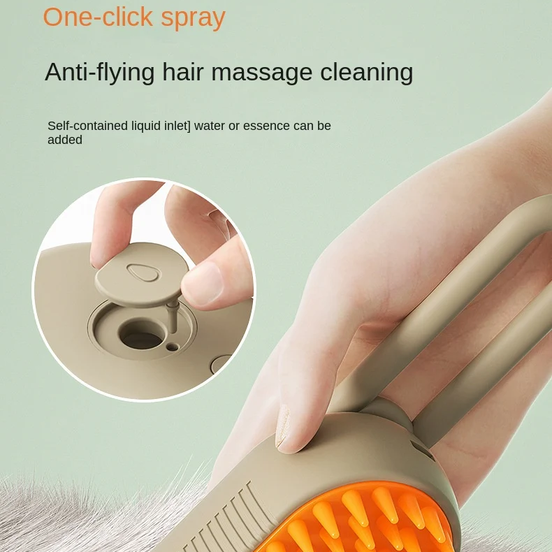 Last Day Pet products promotion🔥3 In 1 steam Pet Brush(Suitable for dogs and cats）