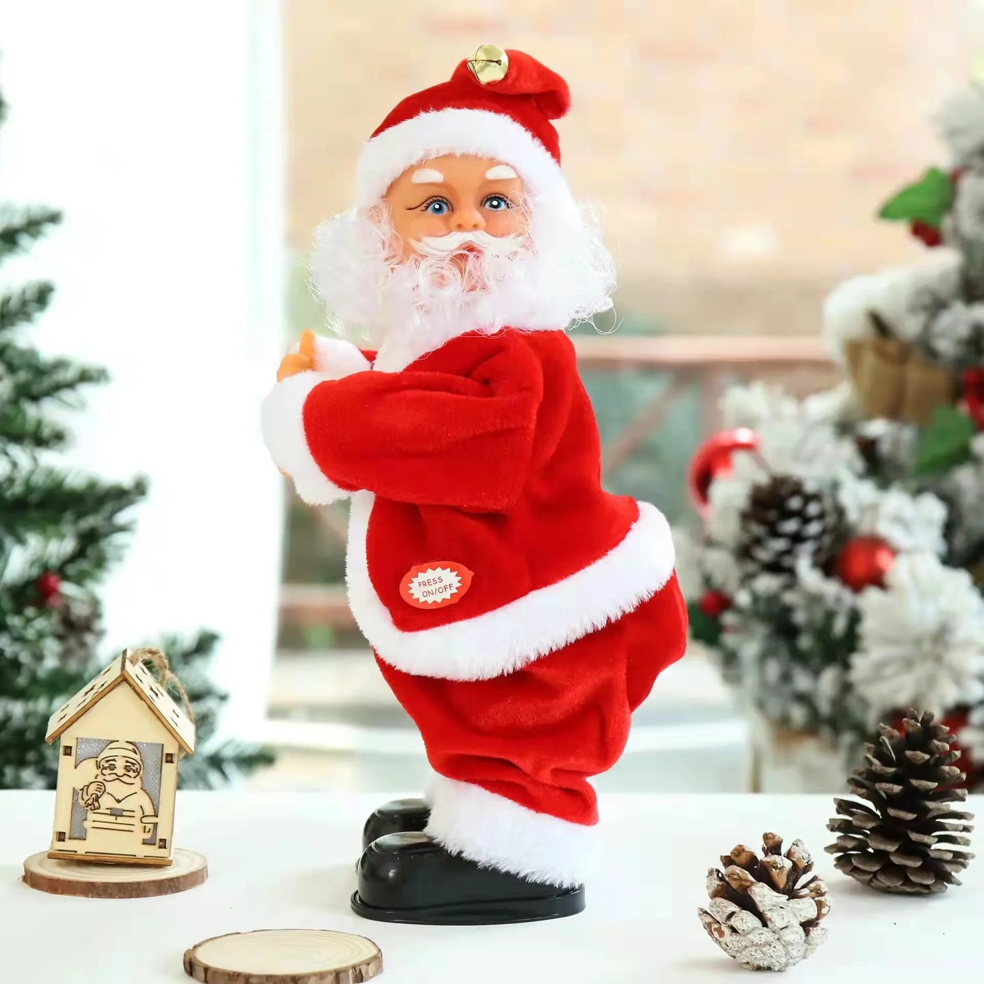 🔥Last Day Promotion - 70% OFF🎁🎄Electric Musical Twerking Santa Toys✨