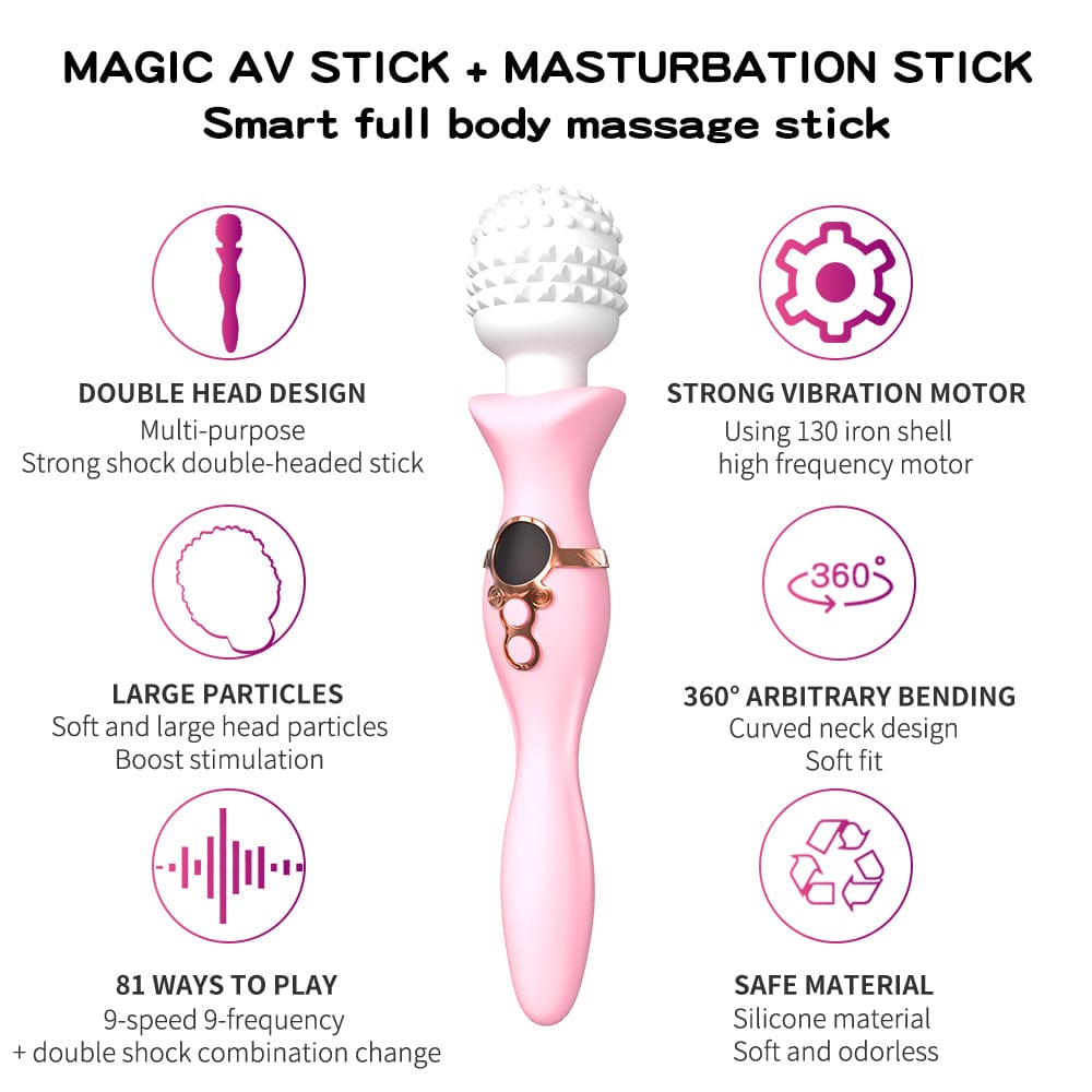 Female Vibrating Massage Magic Wand Masturbation Vibrator