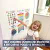 ⏰LAST DAY SALE 50% OFF💥12 Pcs Calming Corner Posters – Emotions Chart & Feelings Wheel