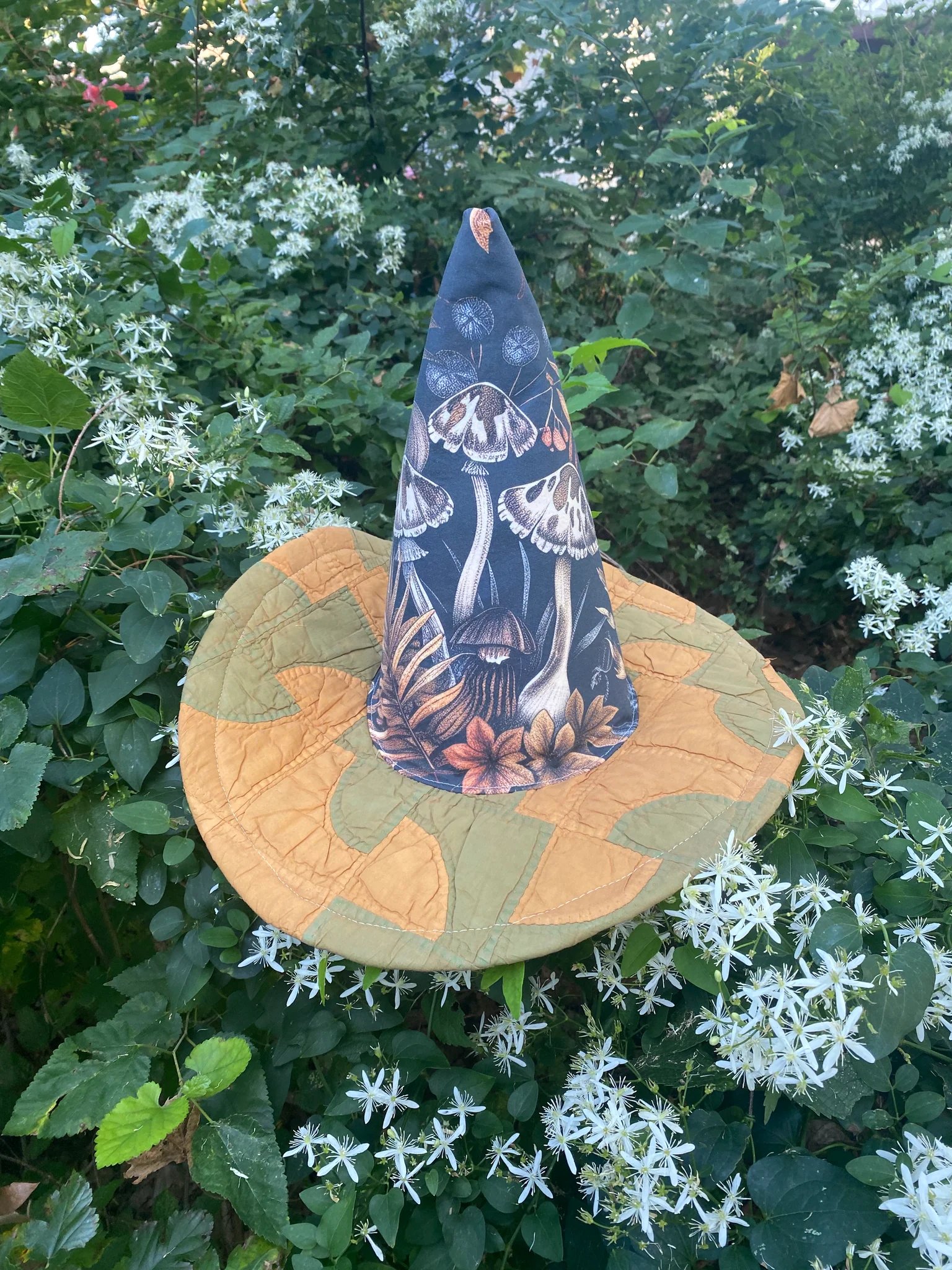 Last Day Promotion 70% OFF - 🔥The Quilted Witch Hat⚡Handcrafted Folk Art Hat