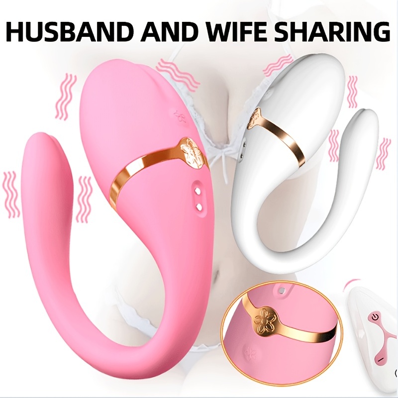 SHEMESIX - Female Masturbation Vibrating Egg-Wireless Flower Mandarin Duck Double-headed Vibrating Egg Vibrating Egg Vibrator