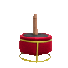 Red Seat Dildo Machine Chair Massage Seat