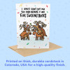 🎁🎅🏼Funny Christmas Card for Men or Women - Hilarious Holiday Card for Best Friend
