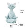 🎁The Best Gifts For Your Loved Ones💕Calming Zen Meditating Cat Statue