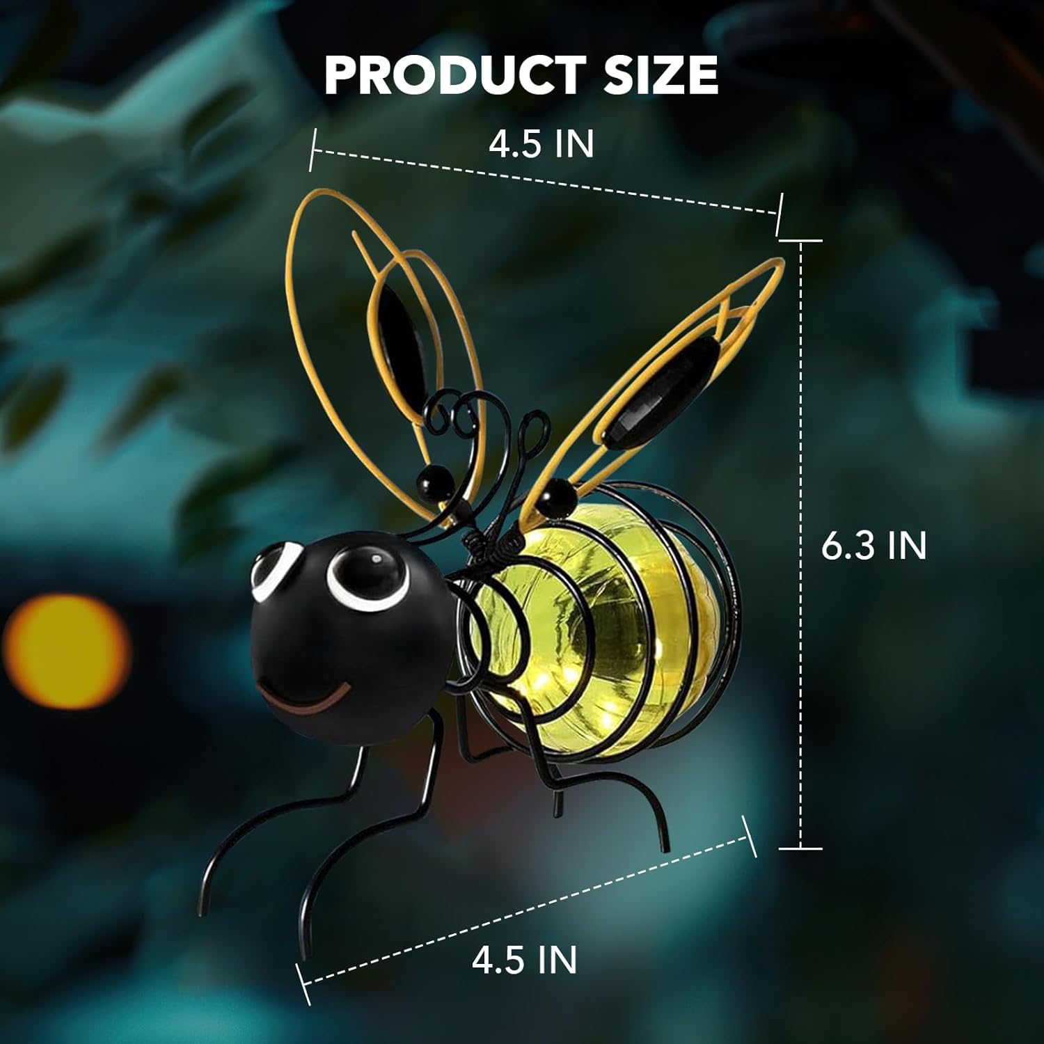 🔥Last Day Promotion 50% OFF🔥Outdoor Hanging Solar Bee Light