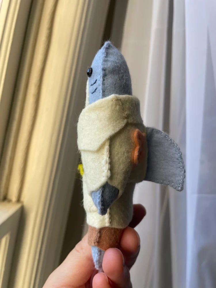 🔥LAST DAY SALE 50% OFF-🦈Handmade Felt Shark Character Dolls Collection