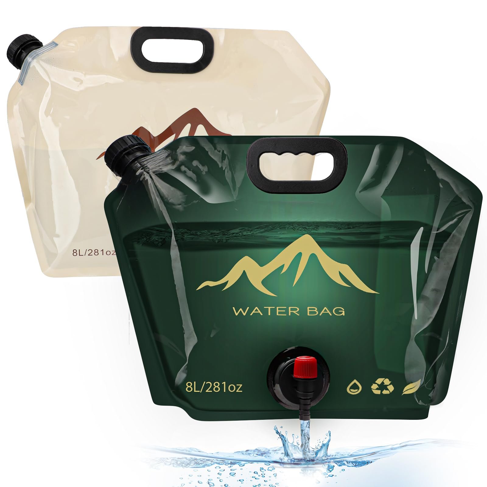 Last Day Sale - 70% OFF🎉Outdoor Portable Folding Water Storage Bag(8L)