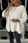 Women's Round Neck Mid-sleeve Knitted Casual Top