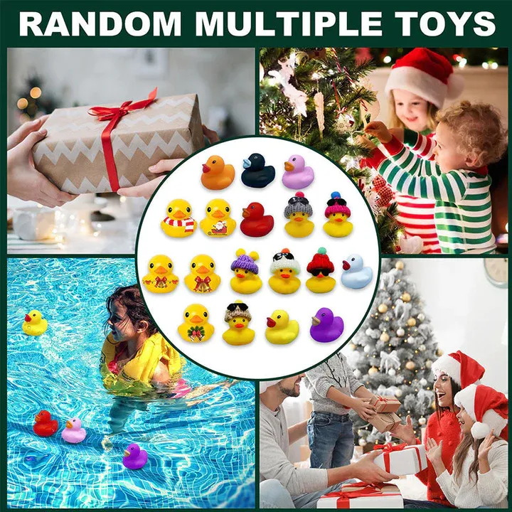 🔥Last Day Promotion 48% OFF-🎁- Christmas Rubber Ducks Advent Calendar 2024(1 Set 24🦆 Ducks)