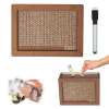 Cash Vault Wooden Savings Box