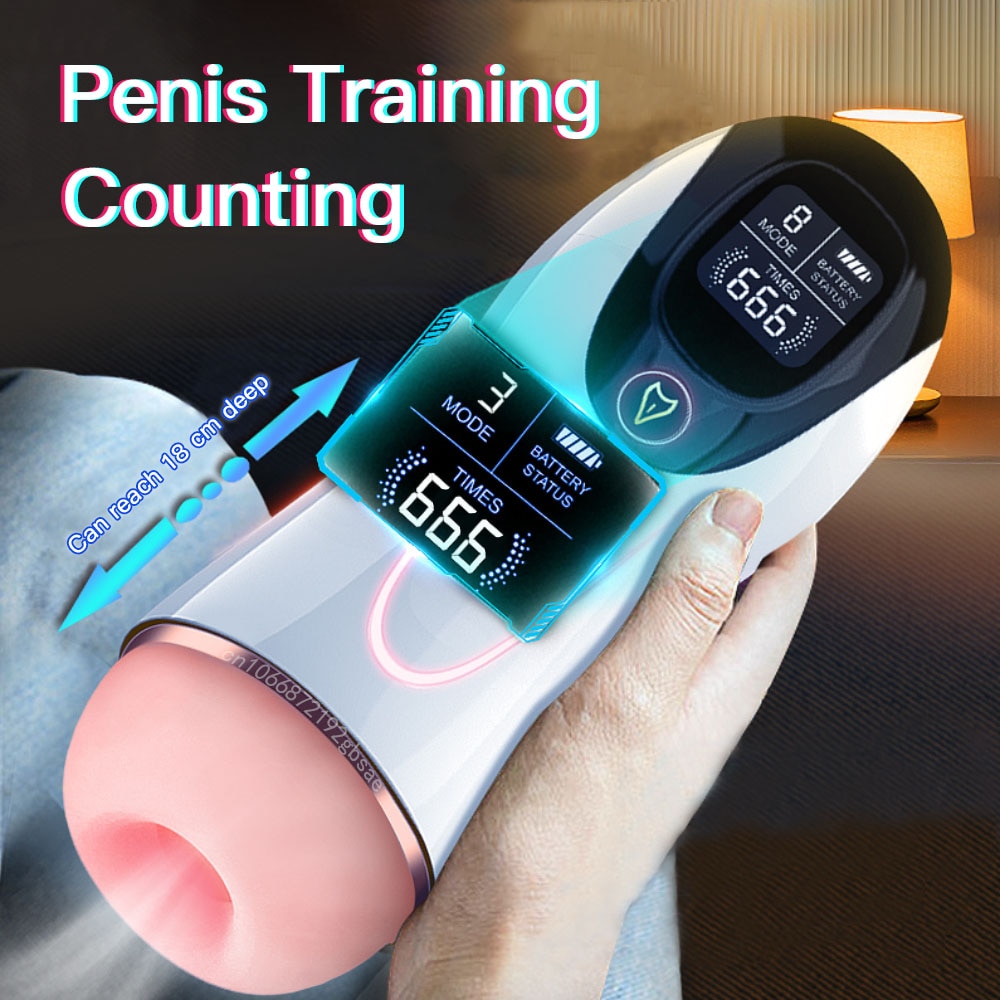 Automatic Male Masturbation Cup Intelligent Counting Interactive Pronunciation - M30