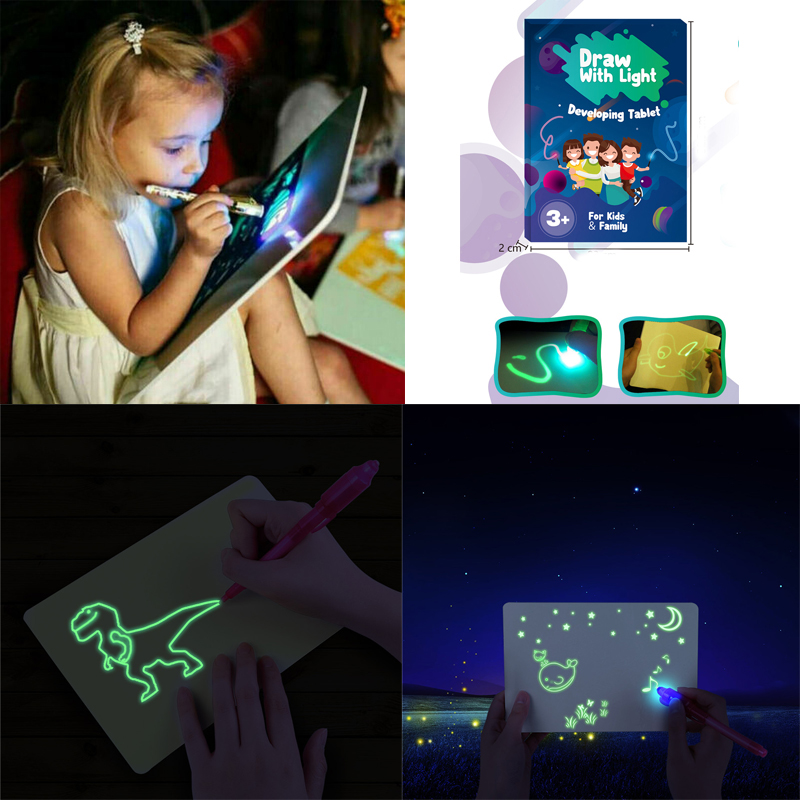 (🎄Christmas Hot Sale🔥🔥)Light Drawing-Fun And Developing Toy(BUY 3 FREE SHIPPING)