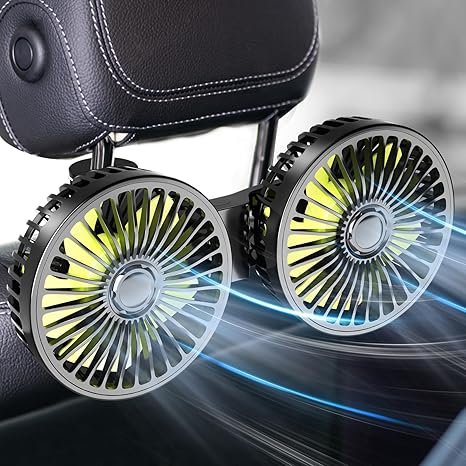 USB Car Cooling Fans for Backseat