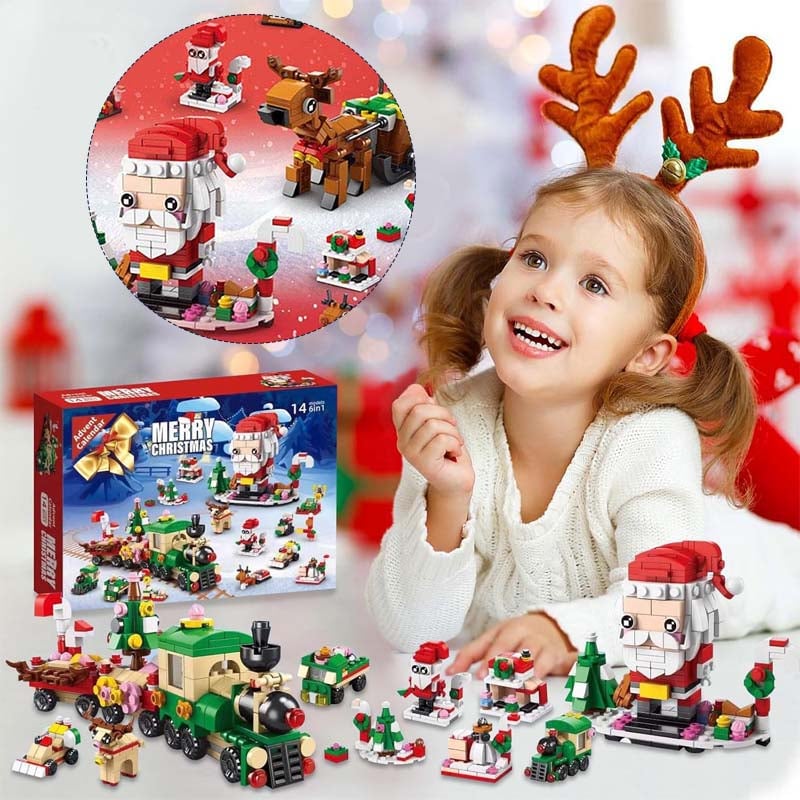 🔥Last Day Promotion 48% OFF-🎁-2024 Christmas Building Blocks Gift Box