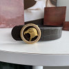 <strong>Handmade</strong> Eagle Head Inlaid Diamond Crocodile Leather Belt