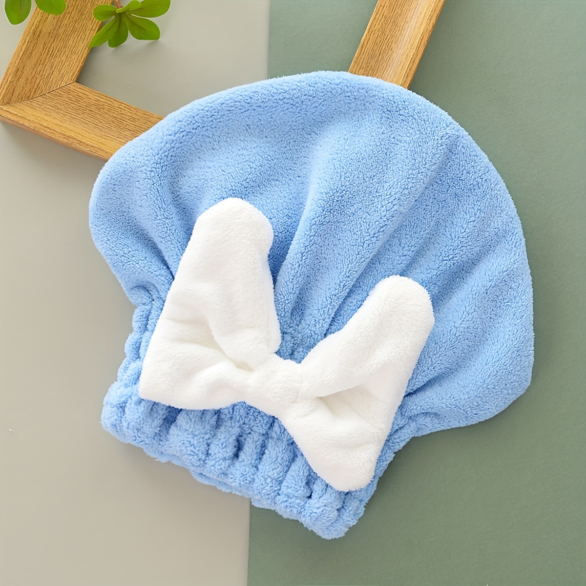 (🌲Early Christmas Sale- SAVE 50% OFF) Cute Bow Dry Hair Hat-BUY 3 GET 3 FREE