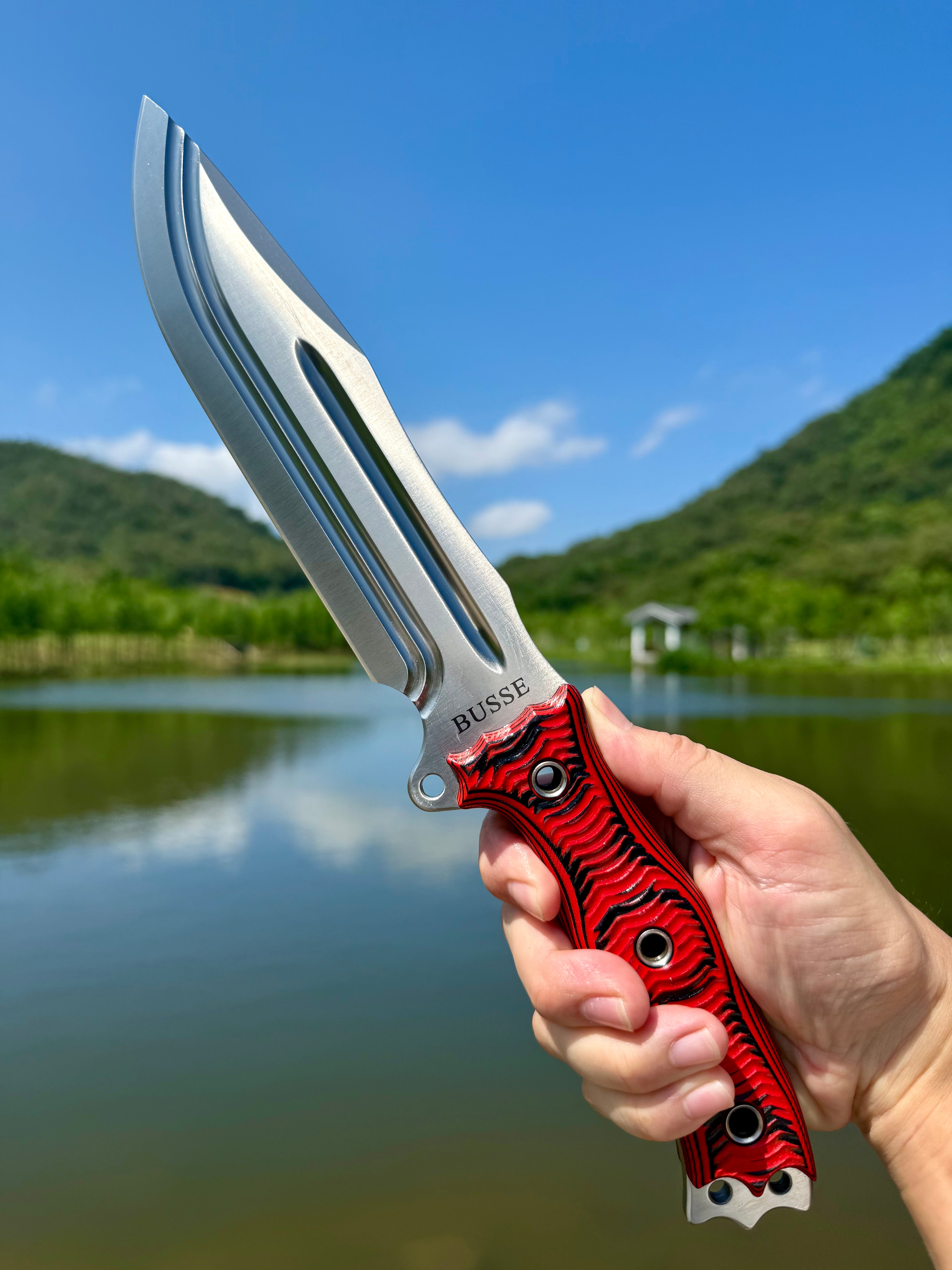 Red Koi Outdoor Knife