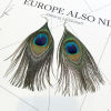 ⚡⚡Last Day Promotion 48% OFF - Peacock Feather Fashion Earrings🔥BUY 2 GET 1 FREE