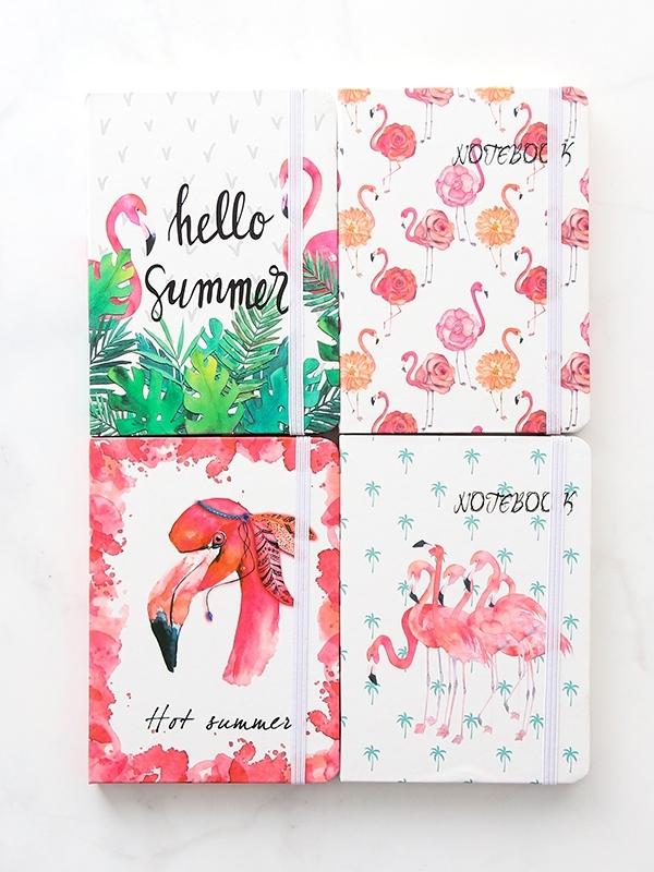 Random Flamingo Cover Notebook 1pc
