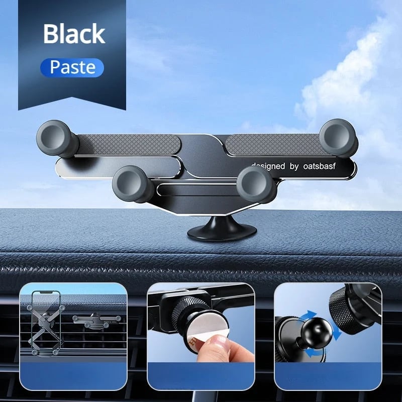 🔥Last Day Promotion 48% OFF-🎁-Invisible Rotatable Air Vent Mount Car Phone Holder