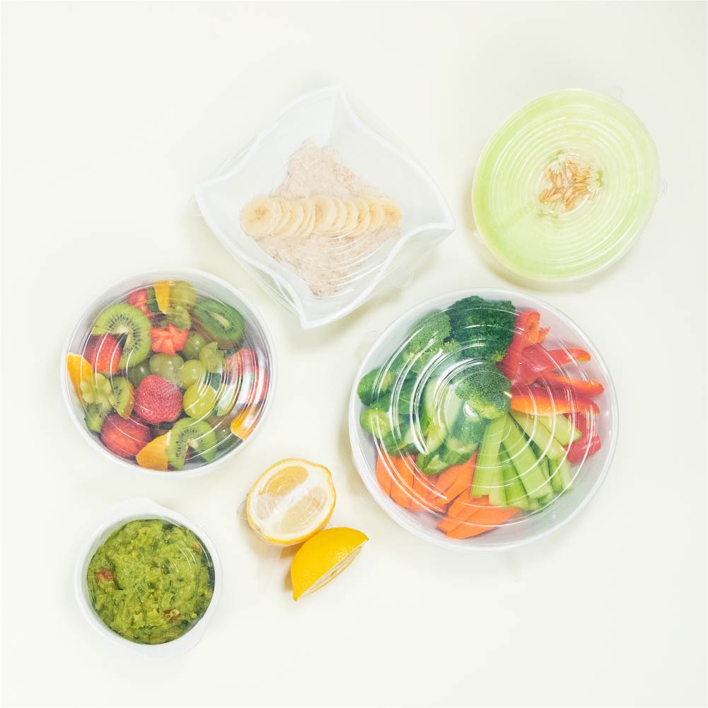 (🔥LAST DAY PROMOTION - SAVE 50% OFF)Stretch & Seal Silicone Lids - 6 Pack