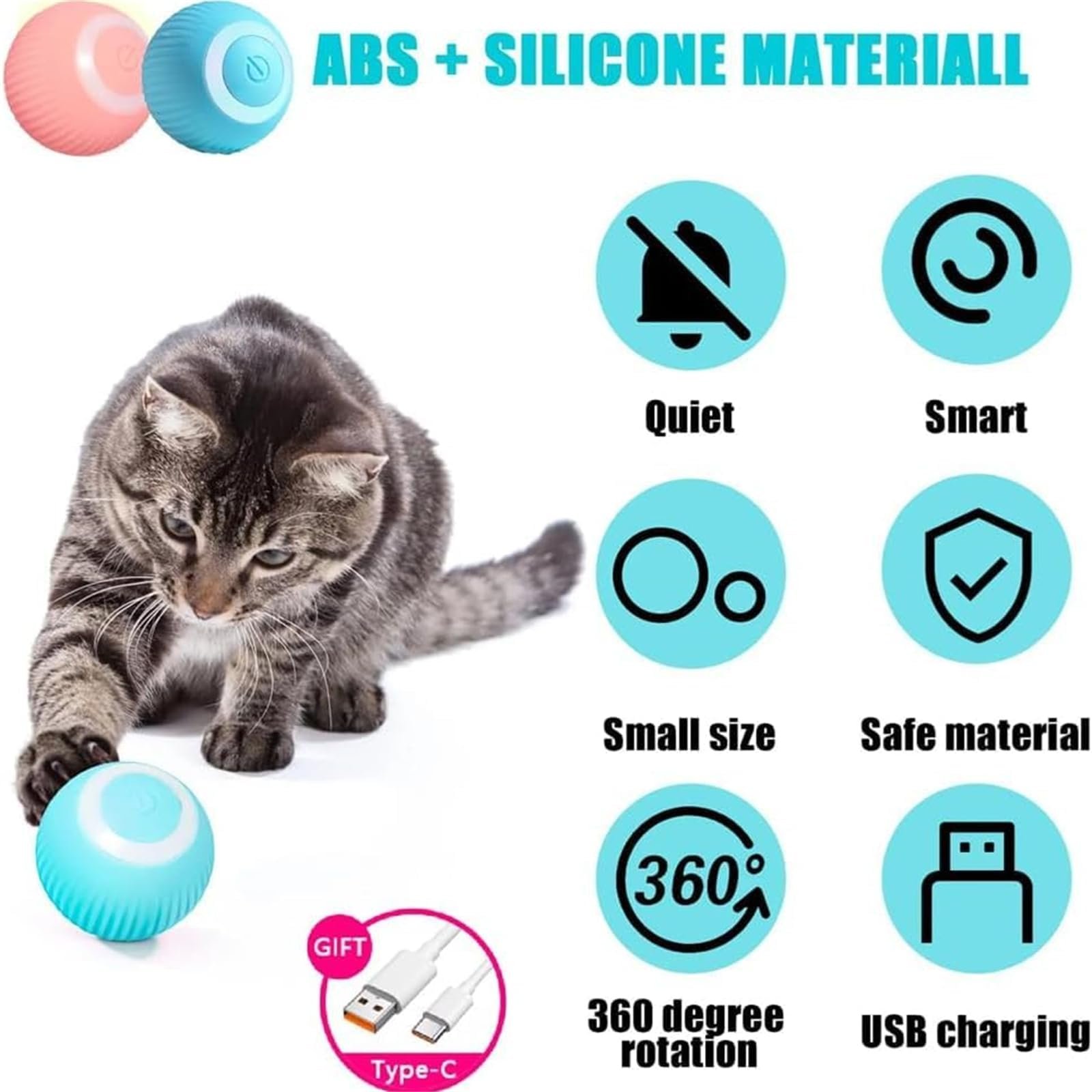 🔥Last Day 50% OFF- 2 in 1 Simulated Interactive Hunting Cat Toy✨