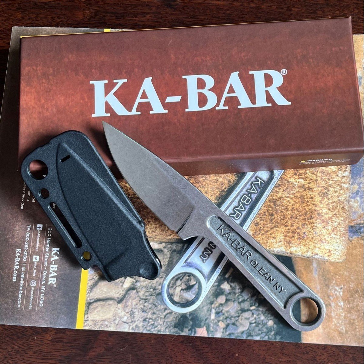 🔥🔥Hot Sale 🎁KA - BAR 1119 Small Fixed Blade Knife - Your Ultimate Outdoor Companio