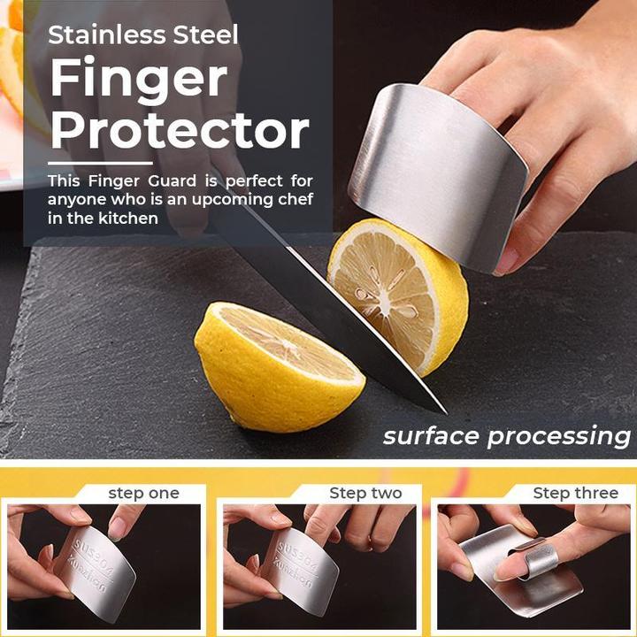 (🔥Last Day Promotion- SAVE 48% OFF)Stainless Steel Finger Guard--buy 5 get 5 free & free shipping（10pcs）