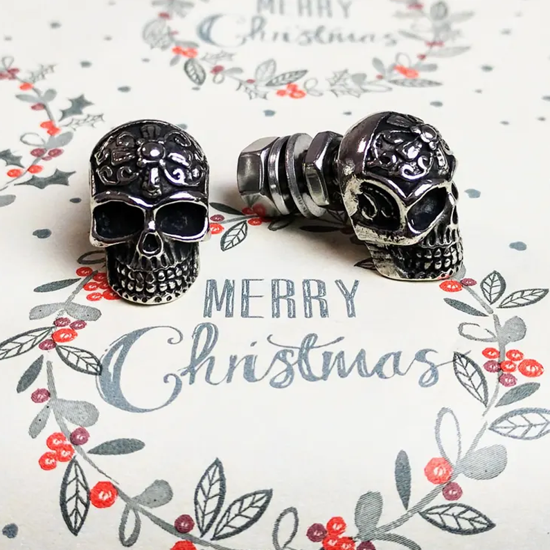 Skull Motorcycle Bolts(2 Pcs)