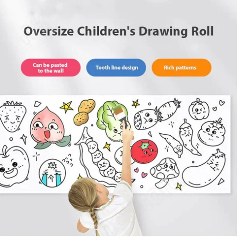 (🎄Christmas Promotion--48%OFF)Children's Drawing Roll(🔥Buy 2 get Free shipping)